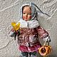 Ватная елочная игрушка Дуняша. Новогодние сувениры. VS_handmade. Ярмарка Мастеров.  Фото №8