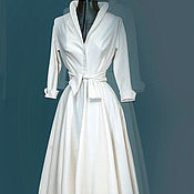 Одежда handmade. Livemaster - original item Wedding shirt dress with a full skirt 