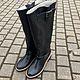 Casual black boots black sole, beige Welt. High Boots. Hitarov (Hitarov). My Livemaster. Фото №6