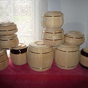Barrels made of cedar
