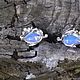 Серьги серебряные с опалами "Живая вода". Серьги классические. Tiana Eterna. Ярмарка Мастеров.  Фото №4