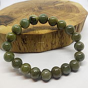 Украшения handmade. Livemaster - original item Jade Step Bracelet (Green Jade). Handmade.