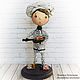 Интерьерная кукла "Кухонный помощник", статуэтка, каркасная кукла, Статуэтки, Курган,  Фото №1