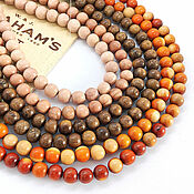 Материалы для творчества handmade. Livemaster - original item Beads valuable tree Rose/Robles/Sibucao wood ball 10mm, 1 pcs.. Handmade.