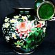 Винтаж: РЕДКОСТЬ  ВАЗА  GINBARI  CLOISONNE  Клуазоне  Ручная работа Япония. Вазы винтажные. Татьяна Rarcollection. Ярмарка Мастеров.  Фото №5