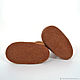 Brown booties for baby Merino 9cm Fashionable winter. Babys bootees. bornlenki. Online shopping on My Livemaster.  Фото №2