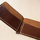 Clips: Money clip with sections for cards. Clamps. EvgenyLeather54. Online shopping on My Livemaster.  Фото №2