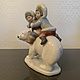 Винтаж: LLADRO 5353 5665 фарфоровая статуэтка Эскимосы. Статуэтки винтажные. Коллекция Frau Burd. Ярмарка Мастеров.  Фото №10