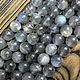 Лабрадор натуральный  бусины 8 мм. Бусины. Divine Gems. Ярмарка Мастеров.  Фото №6