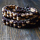 Bracelet made of wooden washers with a picture. Bead bracelet. BijouSiberia. My Livemaster. Фото №6