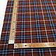  Viscose brown plaid, Fabric, Moscow,  Фото №1