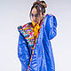 Long double-sided down jacket ' insanely Blue', Down jackets, Moscow,  Фото №1