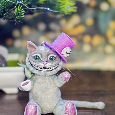 Интерьерная игрушка Чеширский кот.. Волшебные игрушки Чучумбрики. Куклы и игрушки ручной работы - Ярмарка Мастеров Куклы и игрушки ручной работы. Ярмарка Мастеров - ручная работа Интерьерная игрушка Чеширский кот.. Handmade.