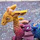 Интерьерная игрушка Жирафозавр. Игрушки. ' Валяшки от Иришки'. Ярмарка Мастеров.  Фото №6