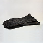 Аксессуары handmade. Livemaster - original item Gloves Python MARYLIN. Handmade.