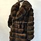Шуба из куницы. Шубы. Polinella Furs Exclusive. Интернет-магазин Ярмарка Мастеров.  Фото №2