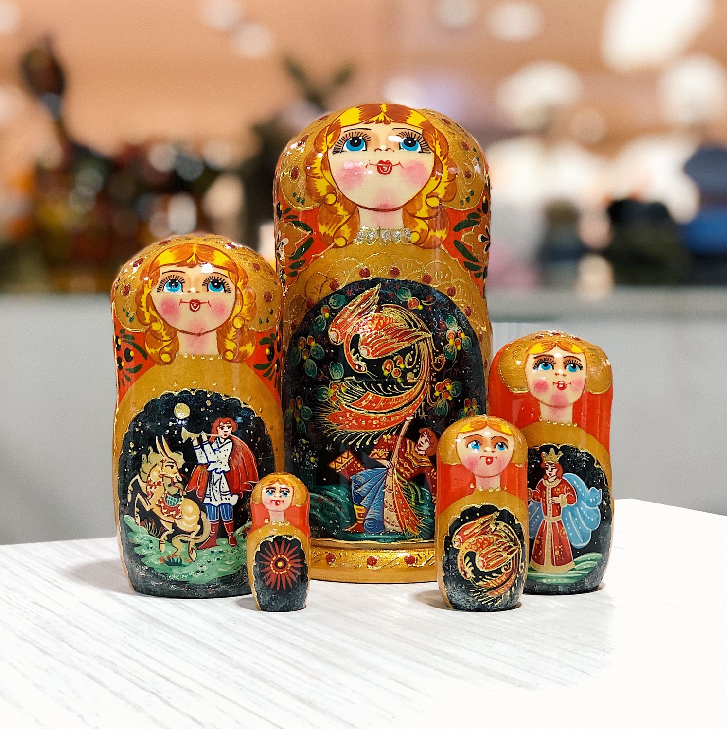 MATRYOSHKA 'the FIREBIRD', 18 cm, Dolls1, Moscow,  Фото №1