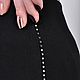 Skirt black mini wool trim rhinestones sequins size 46. Skirts. Tolkoyubki. My Livemaster. Фото №4
