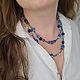 Длинные бусы «Azure dream». Бусы. Olga Kokina_jewelry. Ярмарка Мастеров.  Фото №4