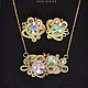 Soutache jewelry set Necklace and earrings, Jewelry Sets, Moscow,  Фото №1