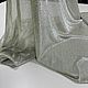 Заказать Трикотаж сетка зеленоватая с люрексом серебро, квадратики 08-8127. TESSUTI-KAZAN-2 (Итальянские ткани). Ярмарка Мастеров. . Ткани Фото №3