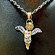 Order Angel pendant silver, rhodium plated. Jewelry Laboratory Alter Ego. Livemaster. . Pendant Фото №3