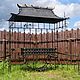 Кованый мангал с крышей, Мангалы, Петушки,  Фото №1