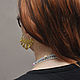 Серьги Вятичи Золочение. Серьги классические. LEVITAN jewellery. Ярмарка Мастеров.  Фото №5
