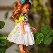 Куклы и игрушки handmade. Livemaster - original item White dress for Paola Reina doll. Handmade.