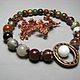 Picasso Jasper bracelet, oceanic, red and copper ' Colors'. Bead bracelet. Beautiful gifts for the good people (Alura-lights). Online shopping on My Livemaster.  Фото №2