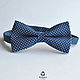 Tie Mr. / dark blue butterfly tie polka dot. Ties. Respect Accessories. Online shopping on My Livemaster.  Фото №2