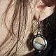 Seth: Moonlight Armor Earrings (P-037-E-007-01). Jewelry Sets. #Ofel_way. Online shopping on My Livemaster.  Фото №2