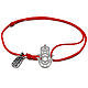 Hamsa bracelet with a star, 925 silver, Bracelet thread, Moscow,  Фото №1