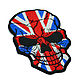 Patch on clothing British flag Skull chevron, patch. Patches. shevronarmy. My Livemaster. Фото №4