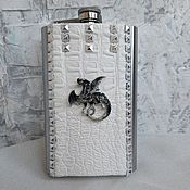 Сувениры и подарки handmade. Livemaster - original item Flask with decor 
