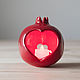 Garnet with a big heart, Candlesticks, Vyazniki,  Фото №1