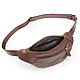 Order Leather belt bag 'Sandro '(brown). Russian leather Guild. Livemaster. . Waist Bag Фото №3