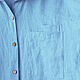 Женская рубашка оверсайз из умягченного льна. Рубашки. LINEN & SILVER ( ЛЕН и СЕРЕБРО ). Ярмарка Мастеров.  Фото №4