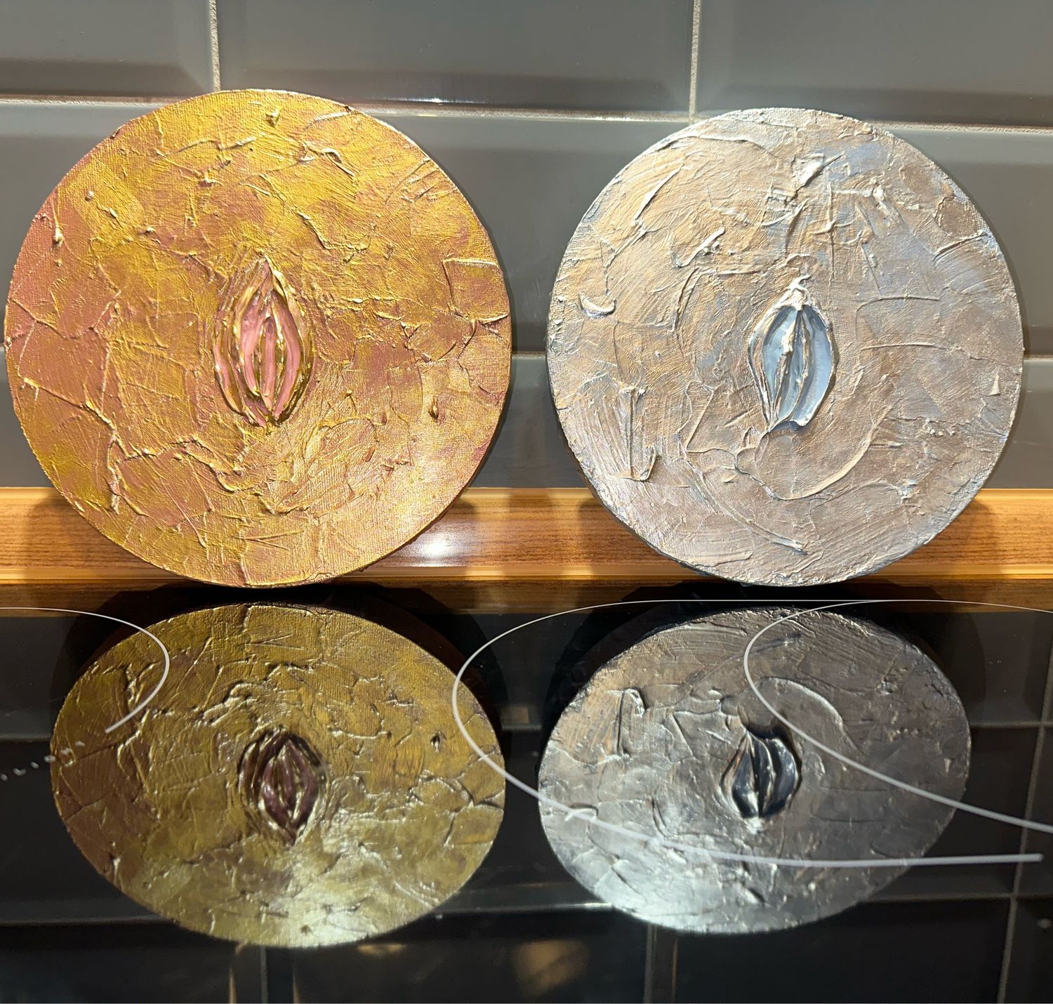 Картина «Она» круглая на подрамнике в интернет-магазине на Ярмарке ...