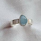 Украшения handmade. Livemaster - original item Ring with aquamarine.. Handmade.