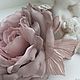Brooch flower fabric chiffon rose ' Powdery '. Brooches. fioridellavita. Online shopping on My Livemaster.  Фото №2