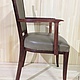 84. Leather vintage chair. Chairs. Beautiful handcrafted furniture (7208327). My Livemaster. Фото №4