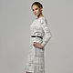Dress business Rafaello warm white knit fluffy fur. Dresses. Voielle. Online shopping on My Livemaster.  Фото №2