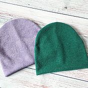 Аксессуары handmade. Livemaster - original item Caps:Beanie-Angora Knitwear. Handmade.
