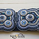 Dark blue wide elastic belt bead embroidery Swarovski. Belt. Natalia Luzik Jewelry&Accessories (nataluzik). My Livemaster. Фото №4