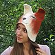 Sauna hat, Felted animal hat with ears for sauna. Bath accessories. Felt Style (Olena). Online shopping on My Livemaster.  Фото №2