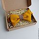 Double-sided bow tie "Honey and cinnamon". Ties. Simple Things. Online shopping on My Livemaster.  Фото №2