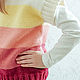Жилет для девочки в стиле колорблок. Жилет. VA kids knitwear. Интернет-магазин Ярмарка Мастеров.  Фото №2