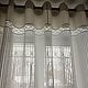 Tulle linen combined with grommets. Curtains1. Linen fantasy. My Livemaster. Фото №4