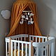 DOSEL DE MUSELINA DE AIRE - CARPA DE MOSTAZA PARA VIVERO. Canopy for crib. Mam Decor (  Dmitriy & Irina ). Ярмарка Мастеров.  Фото №6